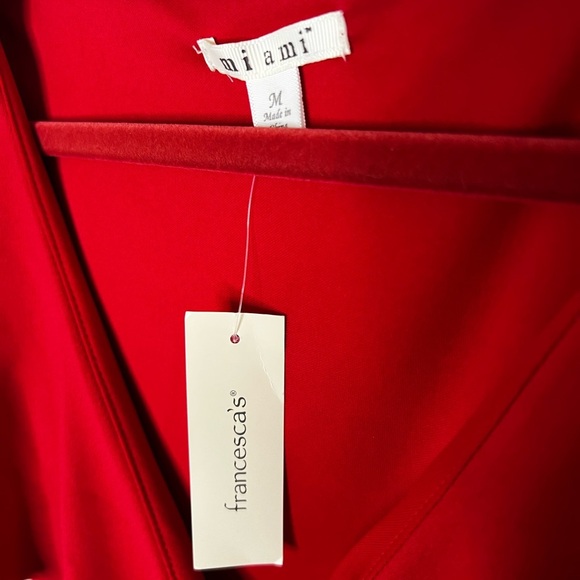 Francesca's Claudia Tied Ruffled Jumpsuit Women Size Medium NEW - Picture 5 of 11